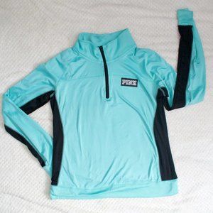 PINK Victoria Secret 1/4 Zip Pull Over Size large